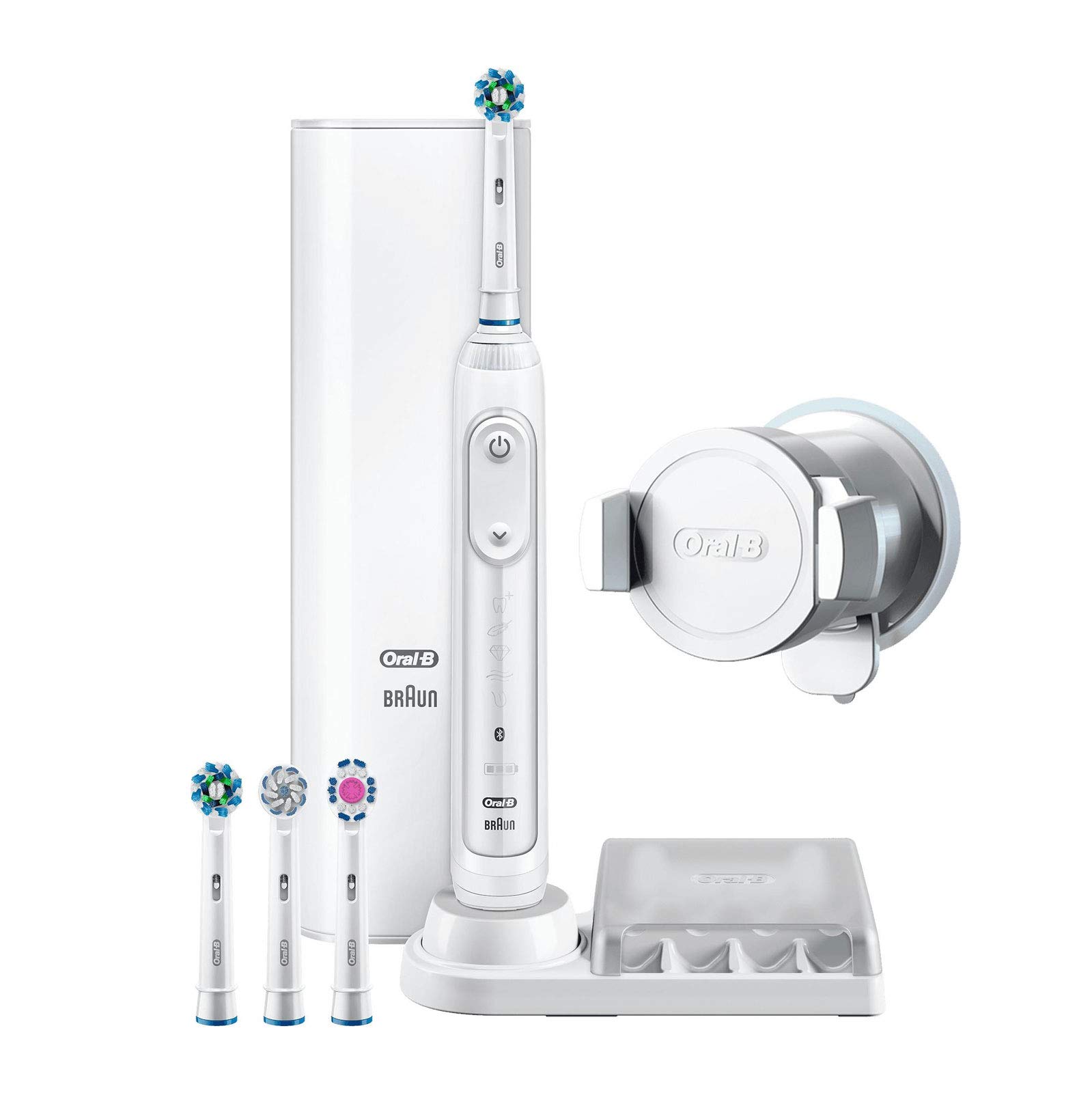 BRAUN Oral-B Genius 9000 本体 Oral-B Genius 9000 Weiß Elektrische Zahnbürste : Amazon.de